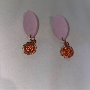 Rose earrings